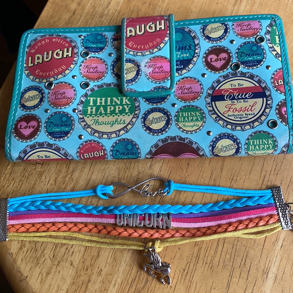 Fossil Wallet 6,5x3,5” Pre-Owned, With Light Scra… - image 1